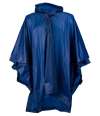 SC010 Plastic Rain Poncho Navy colour image